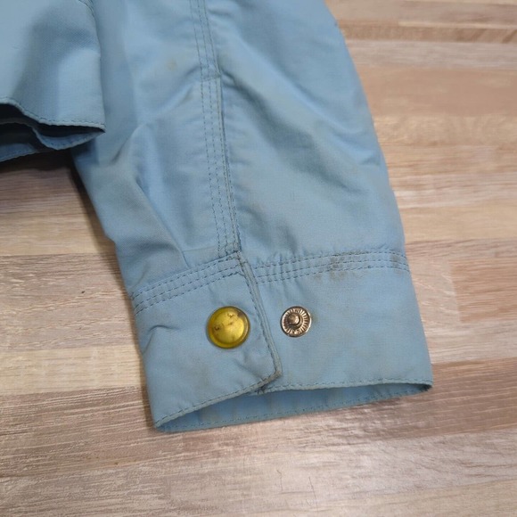 Vintage LL Bean All Conditions "2 In One" Jacket Womens Small Blue Poly Shell - Picture 5 of 8